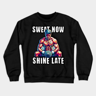 Sweat now, shine later Crewneck Sweatshirt